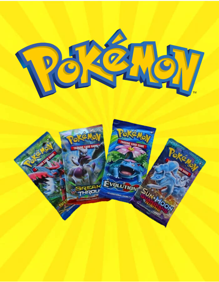 Pokemon TCG: 4 Random Booster Packs