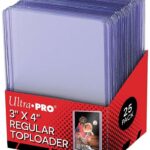 Ultra Pro Regular 3" X 4" Thick 35PT Toploader 25